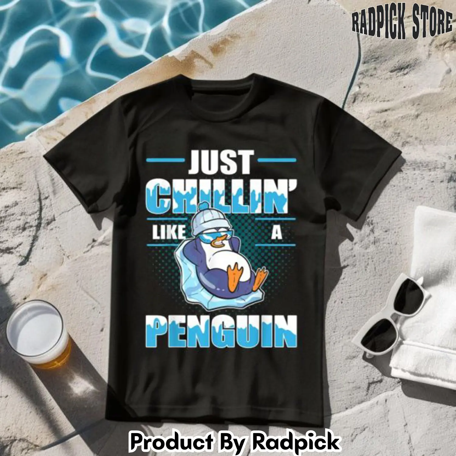 Just chillin like a penguin (2) tshirt rp2631233
